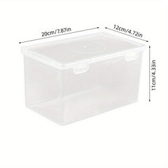 Face Mask Dispenser PP Hygiene Station With Cover High Clarity Mask Case