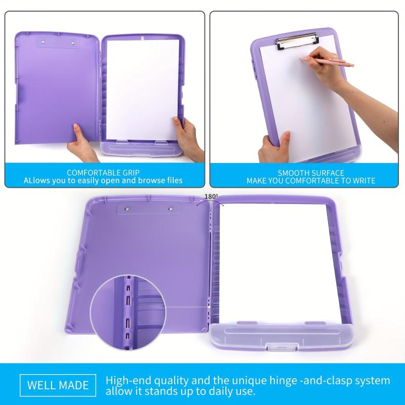 Plastic Writing Pad With Clip for Easy Document Storage