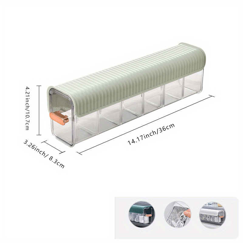 Wall Mounted Cable Organizer with Compartment