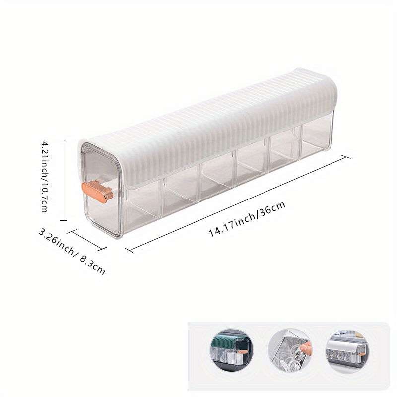 Wall Mounted Cable Organizer with Compartment