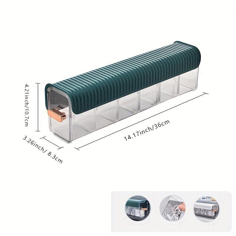 Wall Mounted Cable Organizer with Compartment