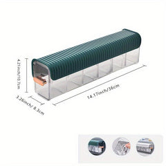 Wall Mounted Cable Organizer with Compartment