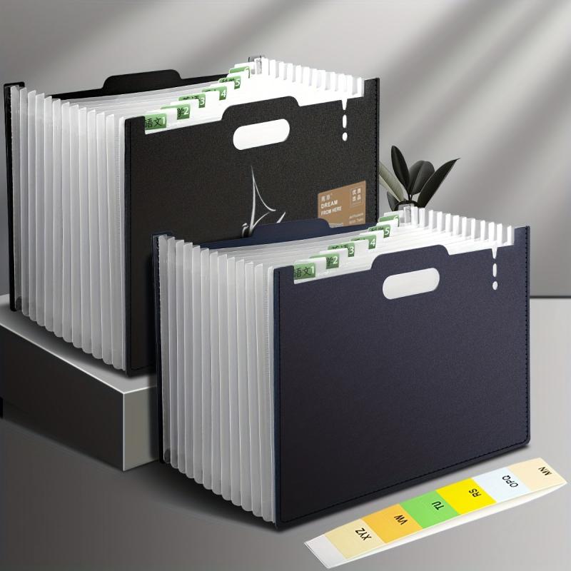 13 Layer Expanding File Folder A4 Desktop Organizer Storage Bag 13 Dividers