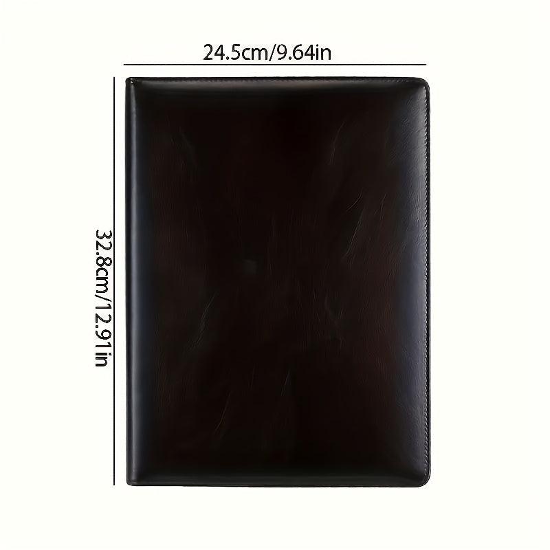 PU Leather Portfolio Folder with Clipboard Clip