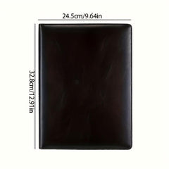 PU Leather Portfolio Folder with Clipboard Clip