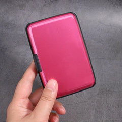 Stylish Aluminum Card Holder for Secure Credit Card Protection