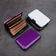 Stylish Aluminum Card Holder for Secure Credit Card Protection