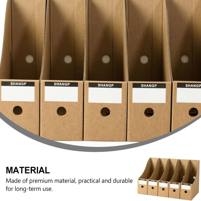 Magazine File Boxes & Holders for Home Office Organization