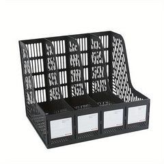Thickened File Rack Quadruple File Seat Data Basket Shelf