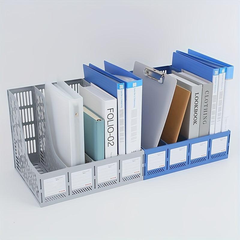 Thickened File Rack Quadruple File Seat Data Basket Shelf