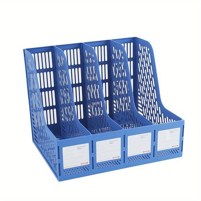 Thickened File Rack Quadruple File Seat Data Basket Shelf