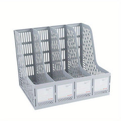 Thickened File Rack Quadruple File Seat Data Basket Shelf