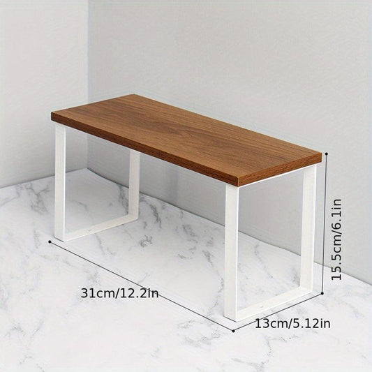 Desktop Iron Storage Rack for Bathroom Kitchen Organization