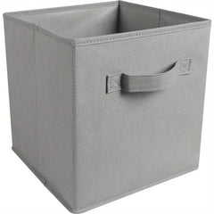 1pc Foldable Fabric Storage Box File Storage Box Household Clothes