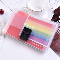 A6 Portable Storage Clip Mini Organizer 13 Pockets