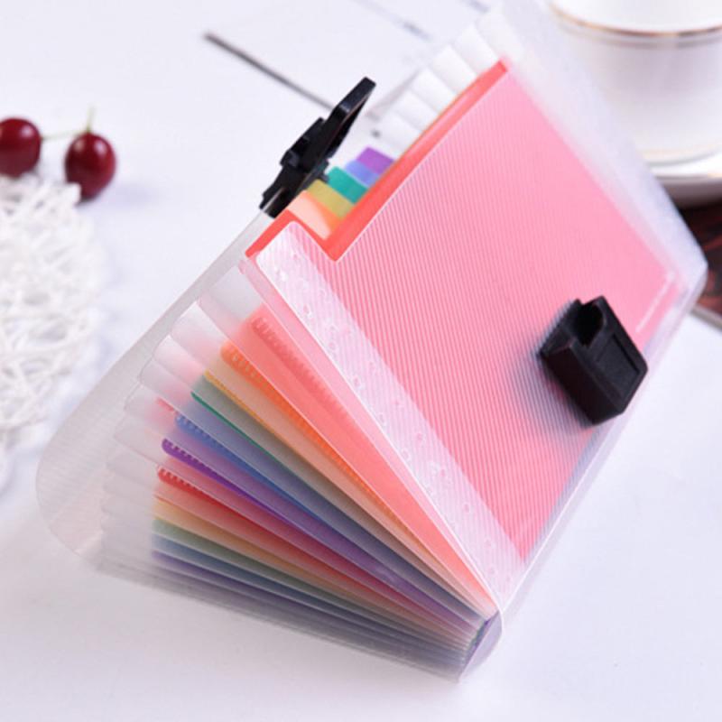 A6 Portable Storage Clip Mini Organizer 13 Pockets