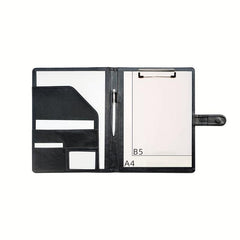 Stylish A4 Leather Folder & Notebook