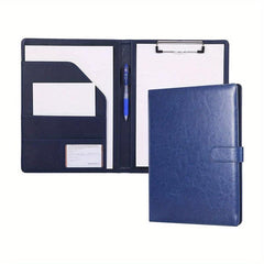 Stylish A4 Leather Folder & Notebook