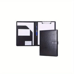 Stylish A4 Leather Folder & Notebook
