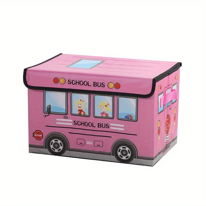Cartoon Car Foldable Storage Box Waterproof Clothing Snack Organizer