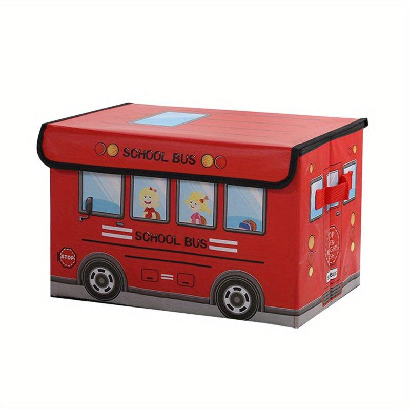 Cartoon Car Foldable Storage Box Waterproof Clothing Snack Organizer