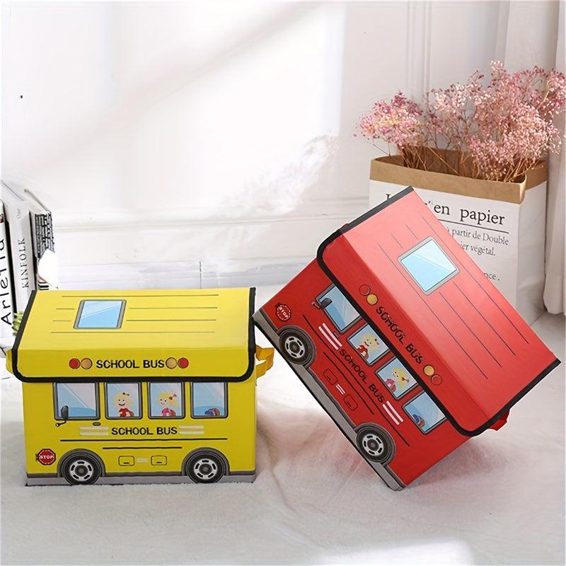 Cartoon Car Foldable Storage Box Waterproof Clothing Snack Organizer