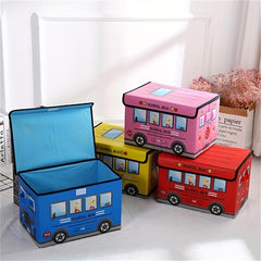 Cartoon Car Foldable Storage Box Waterproof Clothing Snack Organizer