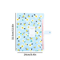 Stylish Floral Printed File Folders Set
