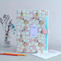 Stylish Floral Printed File Folders Set