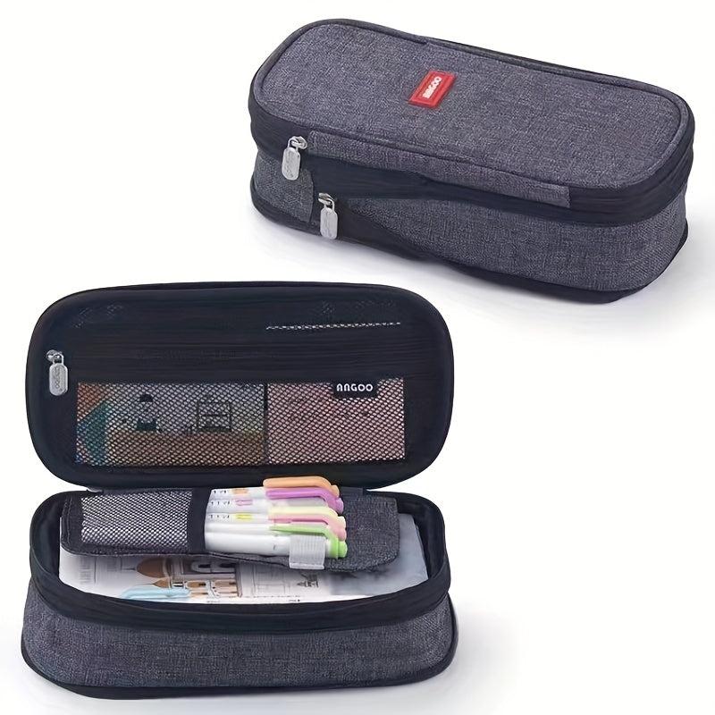 Large Capacity Retractable Pencil Case for Students