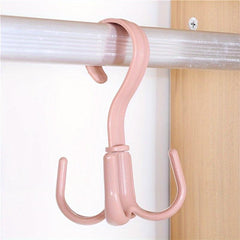 Scarf Belt Clothes Storage Rack Hook 360 Degrees Rotation 20 Claw Scarf Rack