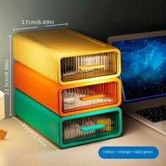 Desktop Storage Box Office Desk Organizer Dormitory Storage Box