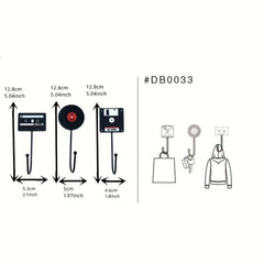 Retro Style Nail Hanger for Backpacks, Headsets & Stationery