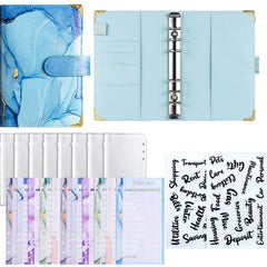 Budget Binder Cash Envelopes Set Pink Purple Green Gray