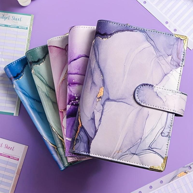 Budget Binder Cash Envelopes Set Pink Purple Green Gray