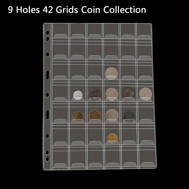 Coin Stamp Collection Inner Page 20 Grids Storage Book