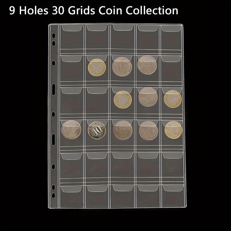 Coin Stamp Collection Inner Page 20 Grids Storage Book