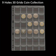 Coin Stamp Collection Inner Page 20 Grids Storage Book