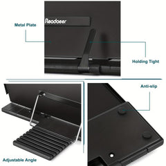 Readaeer Metal Book Stand For Desktop Portable Document Holder