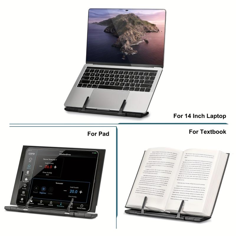 Readaeer Metal Book Stand For Desktop Portable Document Holder