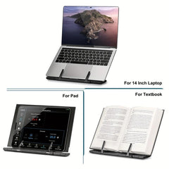 Readaeer Metal Book Stand For Desktop Portable Document Holder