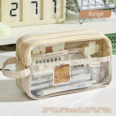 Large Capacity Pencil Case Portable Stationery Bag
