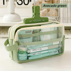 Large Capacity Pencil Case Portable Stationery Bag