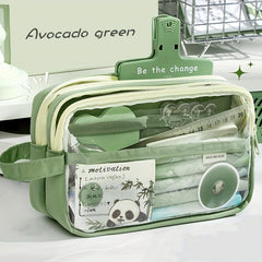 Large Capacity Pencil Case Portable Stationery Bag