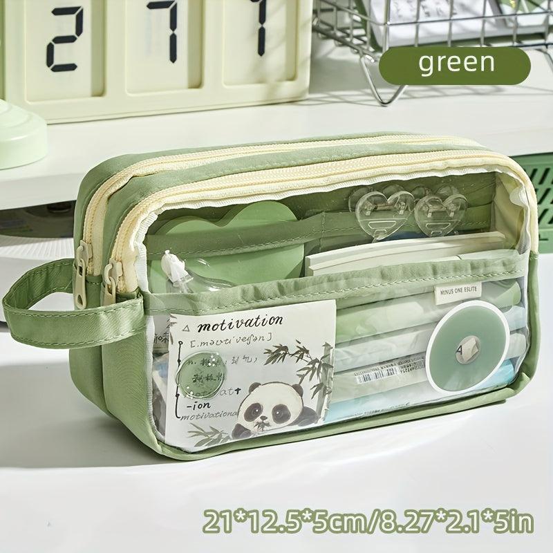 Large Capacity Pencil Case Portable Stationery Bag
