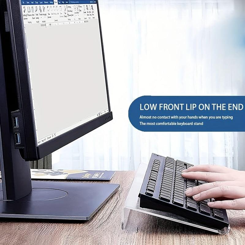 Desktop Keyboard Holder Acrylic Tray Stand