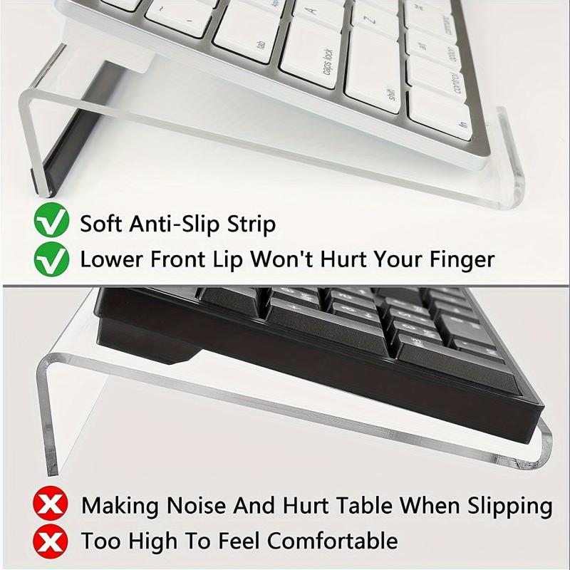Desktop Keyboard Holder Acrylic Tray Stand