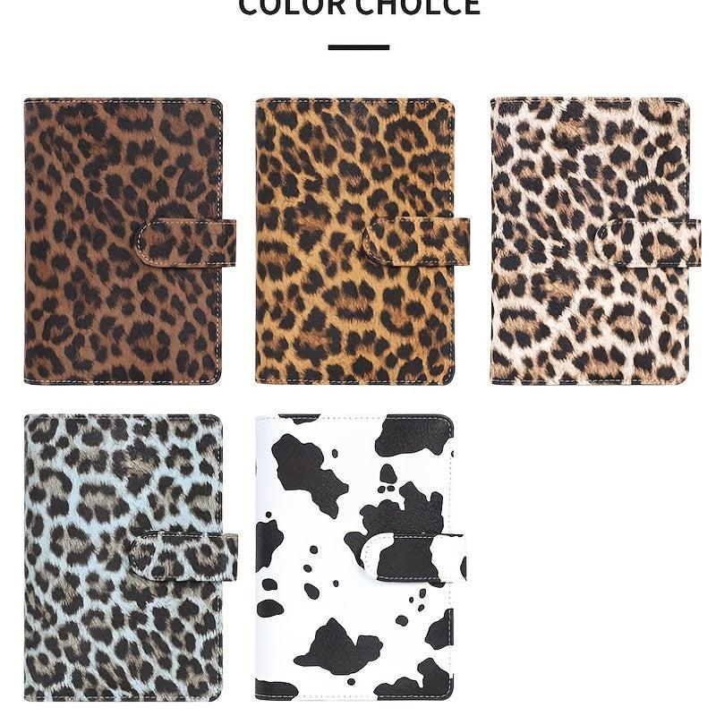 Stylish A6 Leopard Budget Binder Planner