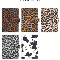 Stylish A6 Leopard Budget Binder Planner