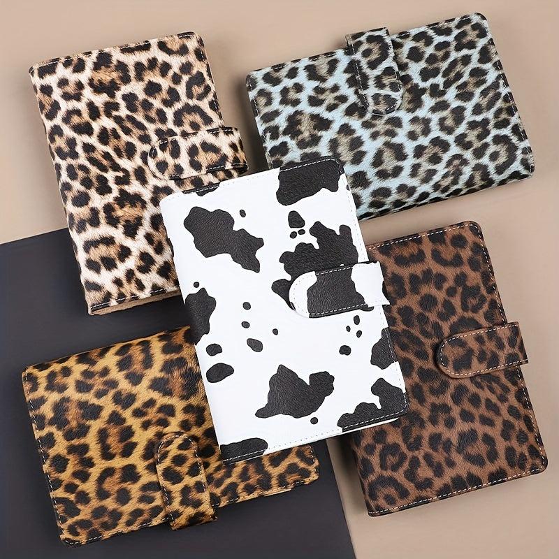 Stylish A6 Leopard Budget Binder Planner